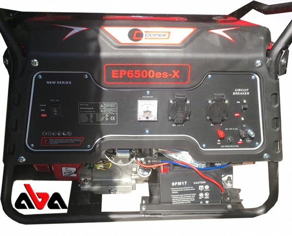 مشخصات فنی موتور برق بنزینی کوپر EP6500esX