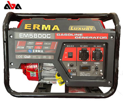 مشخصات فنی موتور برق ارما مدل EM5800C