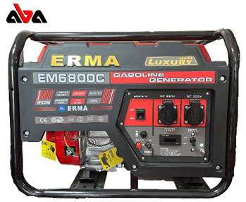 مشخصات فنی موتور برق ارما مدل EM6800