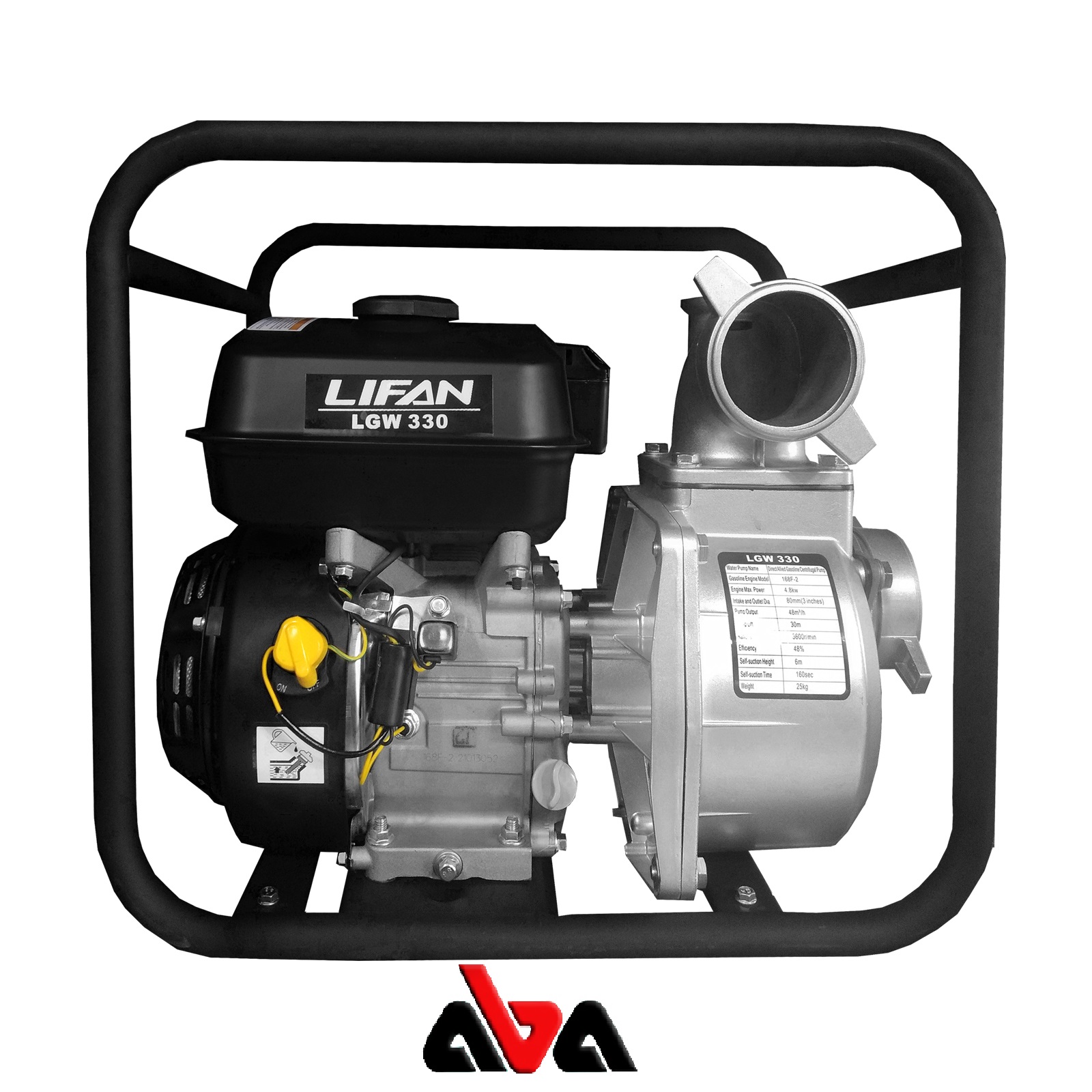 مشخصات فنی موتور پمپ لیفان 3 اینچ مدل LGW 330