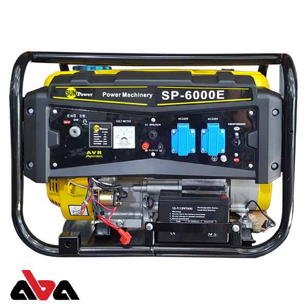 مشخصات موتور برق بنزینی سان پاور مدل SP-6000E