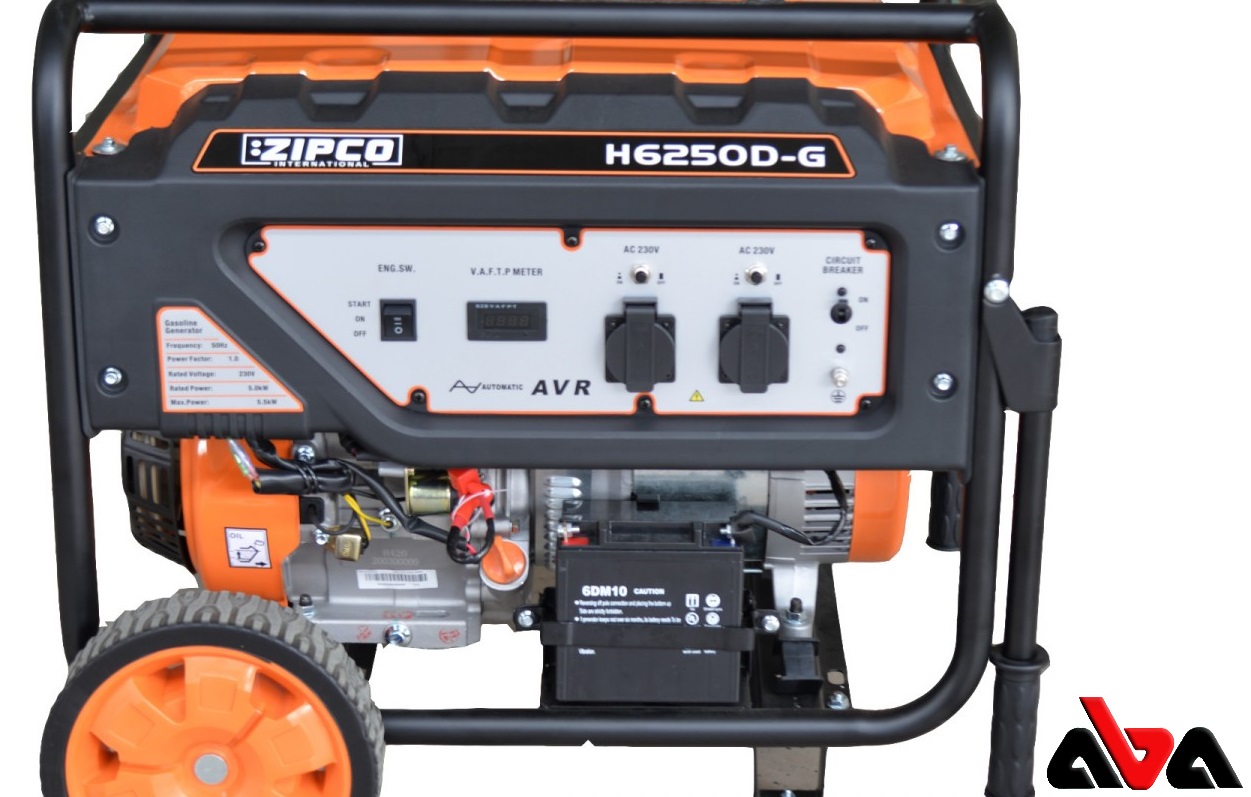مشخصات فنی موتور برق بنزینی زیپکو مدل H6250D