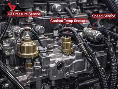 8 سنسور مهم دیزل ژنراتور و نقش آنها در سلامت دستگاه