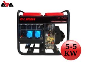 موتور برق بنزینی لیفان 5.5 کیلو وات مدل LGF5500 