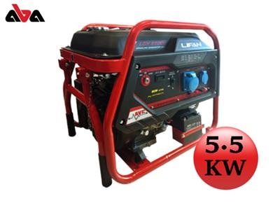 موتور برق دیزلی لیفان 5.5 کیلو وات مدل  LGX-6500E