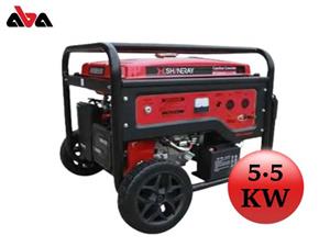 موتور برق بنزینی شاینری 5.5 کیلووات مدل SRGE6500E