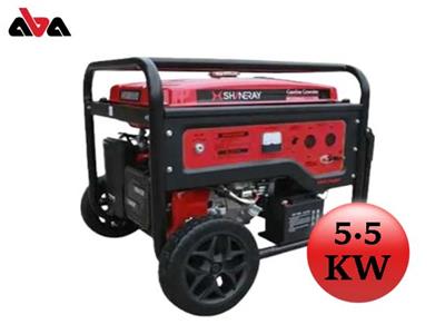 موتور برق بنزینی شاینری 5.5 کیلووات مدل SRGE6500E