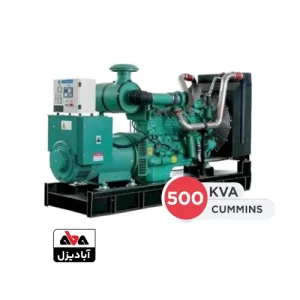 دیزل ژنراتور 500 کاوا کامینز مدل KTA19-G4