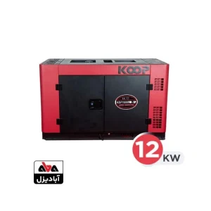 موتور برق دیزلی کوپ 12 کیلووات مدل KDF16000Q
