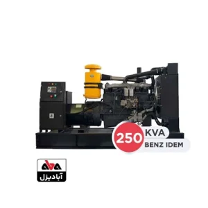 دیزل ژنراتور 250 کاوا بنز ایدم مدل OM355TGE