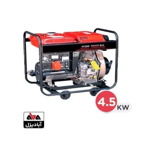 موتور برق دیزلی کاما 4.5 کیلووات مدل KDE5500E3