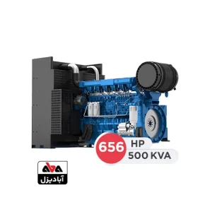 موتور تک دیزلی بادوین 500 کاوا مدل 6M21G500/5