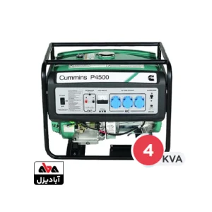 موتور برق بنزینی کامینز 4 کاوا مدل P4500
