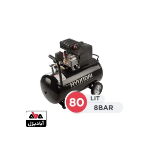 کمپرسور هوا 80 لیتری 8 بار هیوندای مدل AC8030