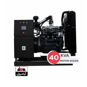 ژنراتور گازسوز موتور سازان 40 کاوا مدل MN440A-40GN